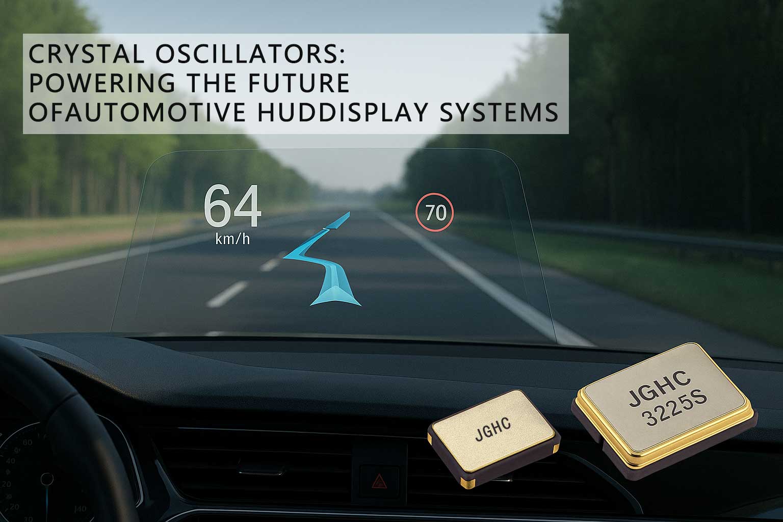 مُذبذبات الكريستال: دعم مستقبل أنظمة عرض HUD للسيارات