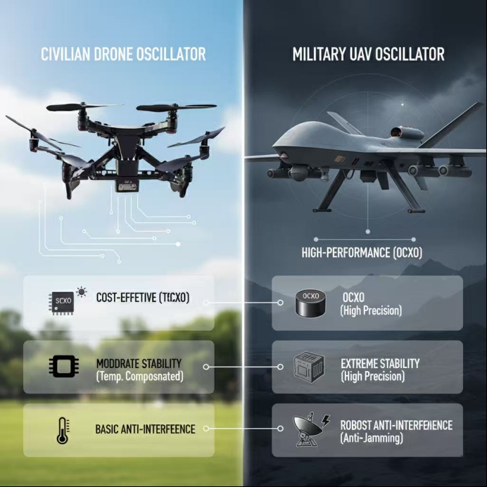 oscillator application in drones